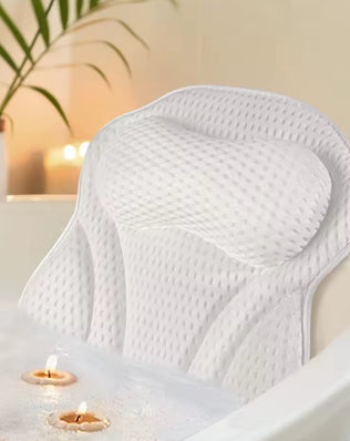 Bathtub Pillow for Neck & Back Support with Strong Suction - Problems Solved
