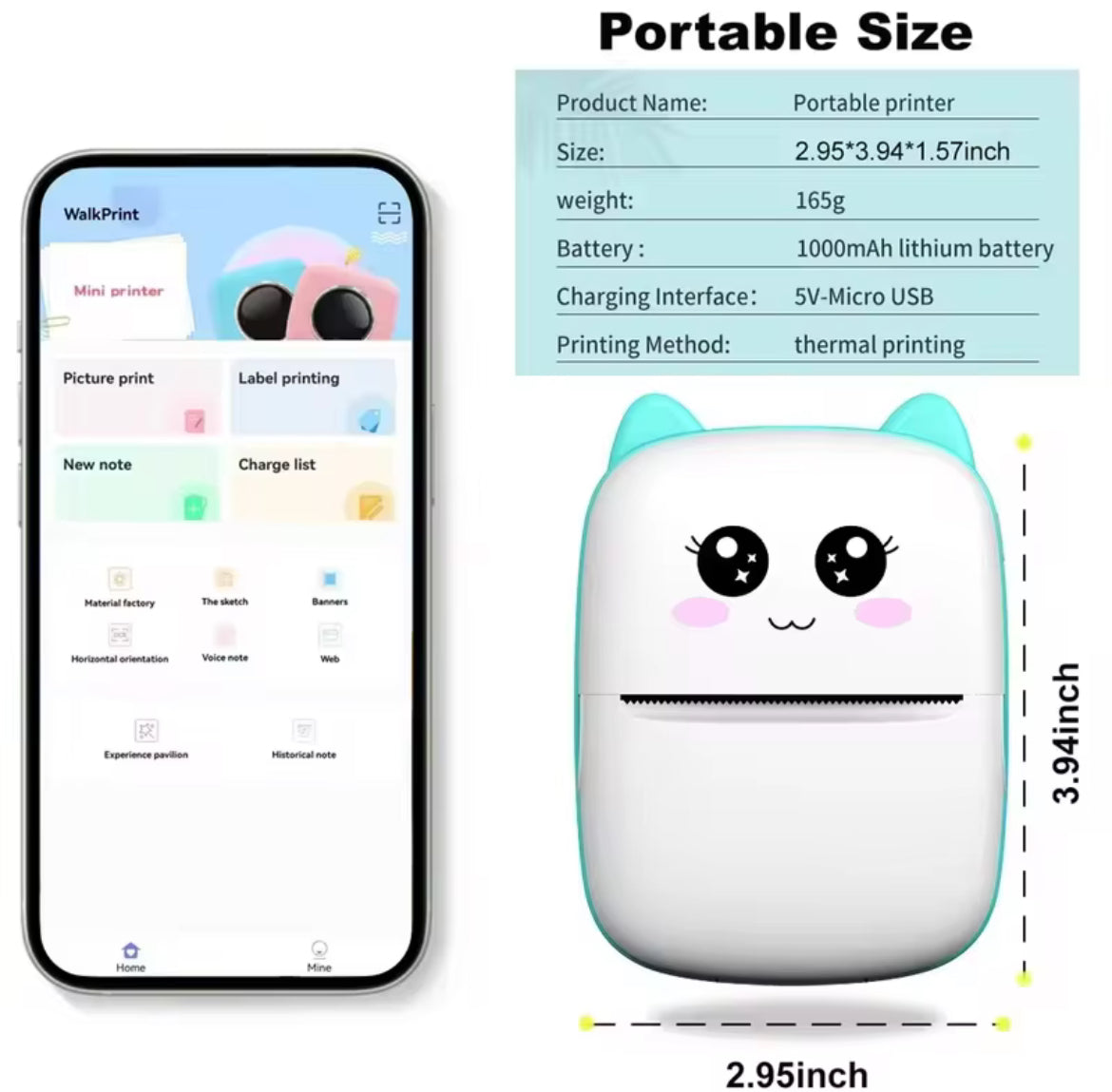 Portable Mini Bluetooth Thermal Printer - Problems Solved