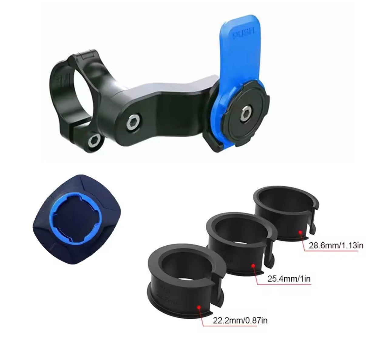 Motorcycle Bike Phone Holder Stand Adjustable Support