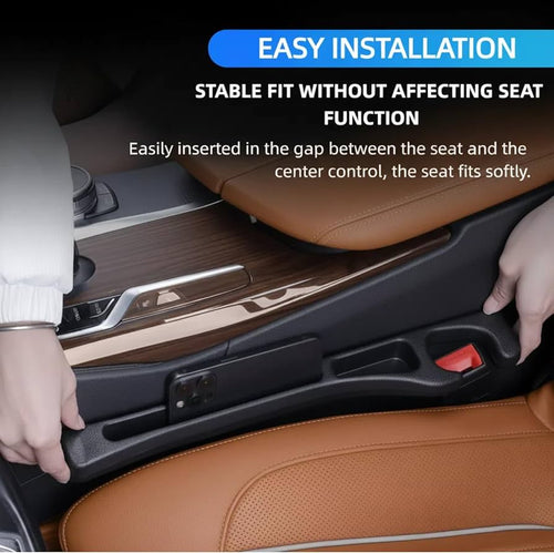 2 Pack Car Seat Gap Organiser, Seat Gap Filler for Cars, SUVs and Trucks