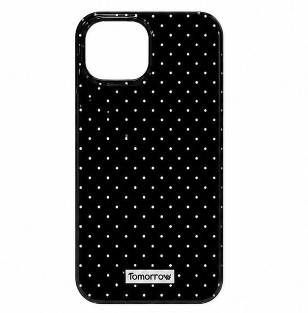 Problems Solved Reownest iPhone 13/14 case with cute polka dot pattern, aesthetic design, protective phone cover.