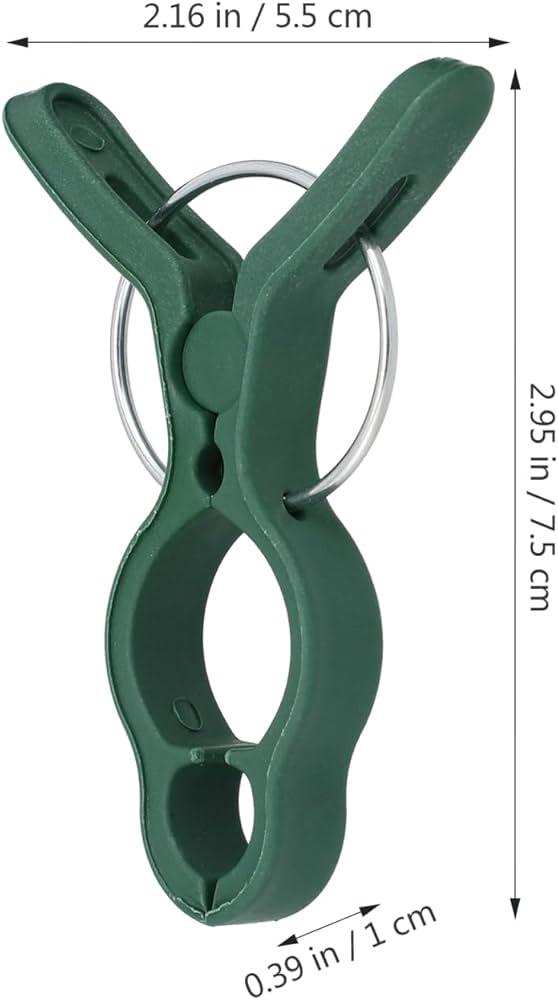 50-pack Problems Solved plant support clips for tomatoes, garden plant clips for supporting and securing plants in the garden.