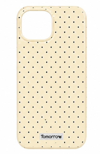 Problems Solved Reownest iPhone 13/14 case with cute polka dot pattern and aesthetic design, showing the colorful, stylish cover.
