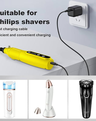 5V charging cable for Philips One Blade shaver, compatible with all models, by Problems Solved.