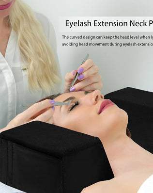 Problems Solved lash extension pillow with ergonomic design, eyelash grafting cushion, and neck support for cervical comfort.