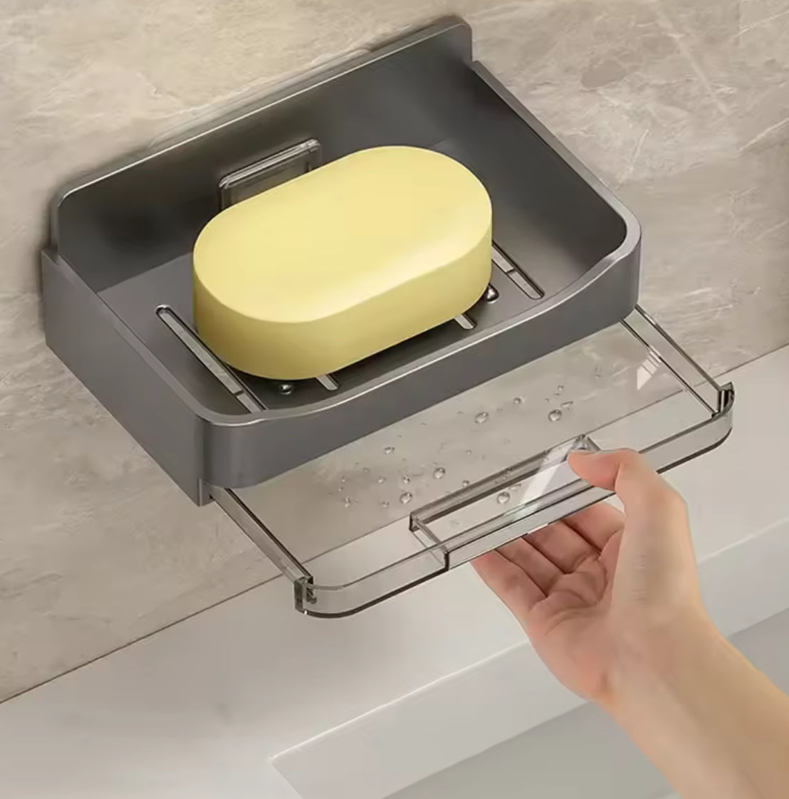 Bathroom Soap Holder Free-Punching Wall Mounted Soap - Problems Solved