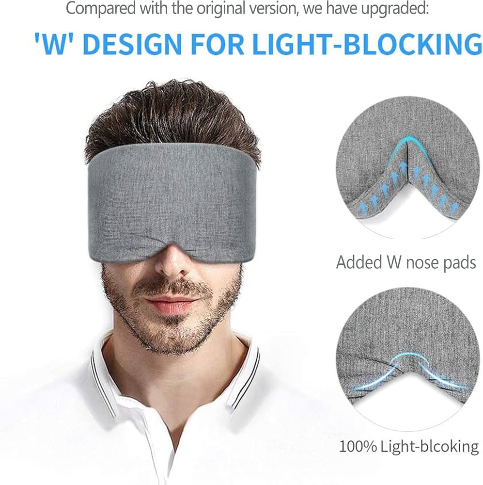 Problems Solved handmade cotton sleep mask with soft, light-blocking fabric for comfortable, restful sleep.