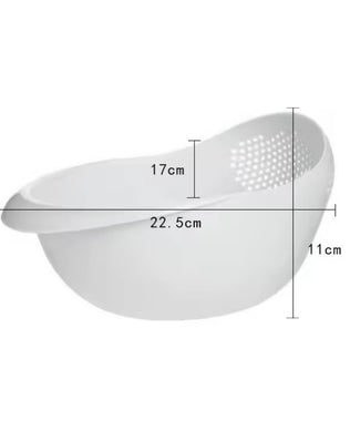 Rice Sieve Plastic Colander Kitchen Drain Basket - Problems Solved