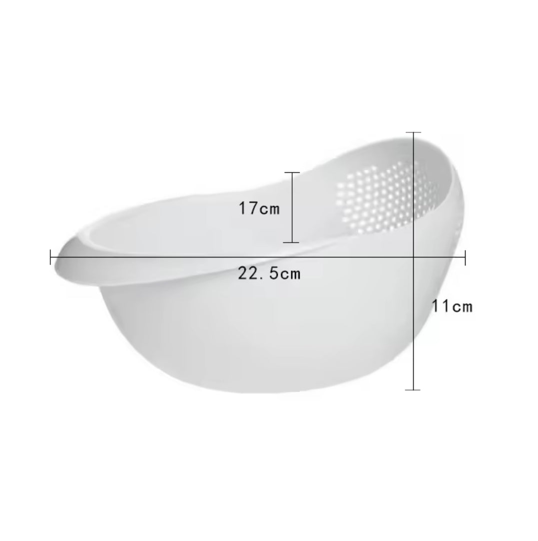 Rice Sieve Plastic Colander Kitchen Drain Basket - Problems Solved