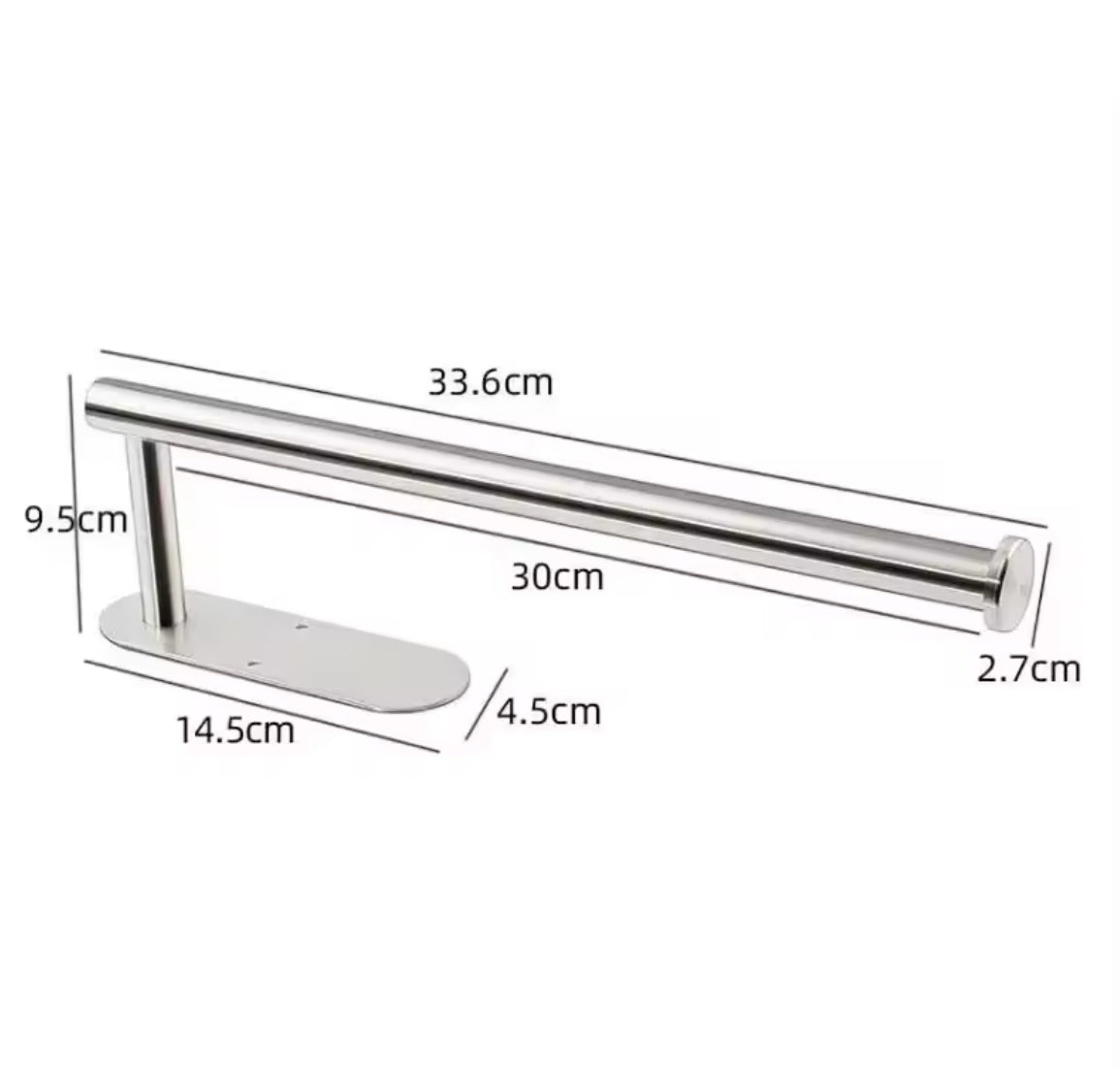 Stainless Steel Toilet Roll Holder Self Adhesive in Bathroom - Problems Solved