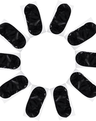 Pack of 10 Problems Solved eye masks with nose cushions, travel sleep cover and eye visors for comfortable darkness during sleep.