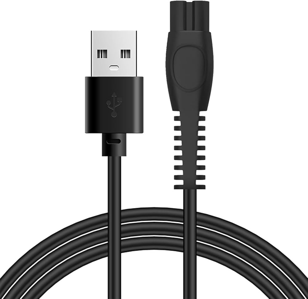 5V charging cable for Philips OneBlade trimmer, compatible with all models, by Problems Solved.