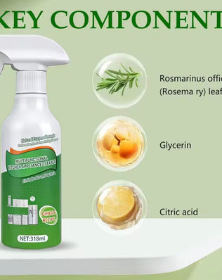 Problems Solved 2-pack foaming bathroom and kitchen remover spray bottle with easy-to-use foam spray for cleaning surfaces.