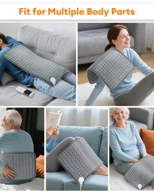 Menstrual Cramps Waist Back Pain Relief Winter Heater 60*30CM Electric Heating Pad Heating Blanket with thermostat Hot Pad for - Problems Solved