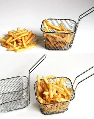 Kitchen Portable Tools Mini Potato Chips Basket Fryer - Problems Solved
