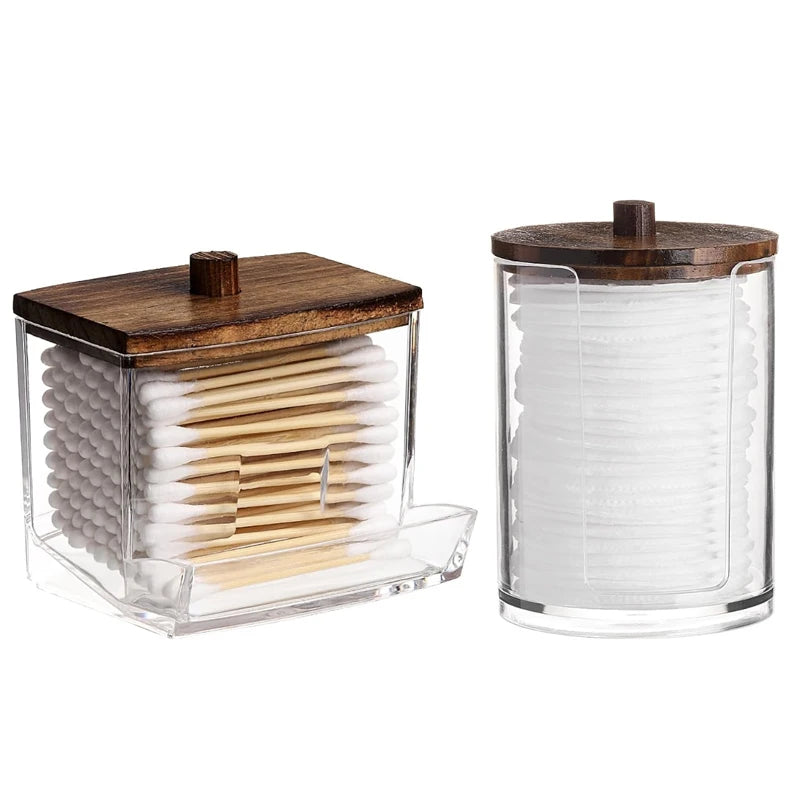 Bathroom Organizer Accessories Set Qtip Holder Storage - Problems Solved