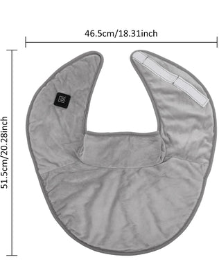 Electric Heating Shoulder Neck Pad USB Heated Back Wrap 3 Heat Level Soft Hot Compress Back Shawl Neck Shoulder Fast Heated Pad - Problems Solved