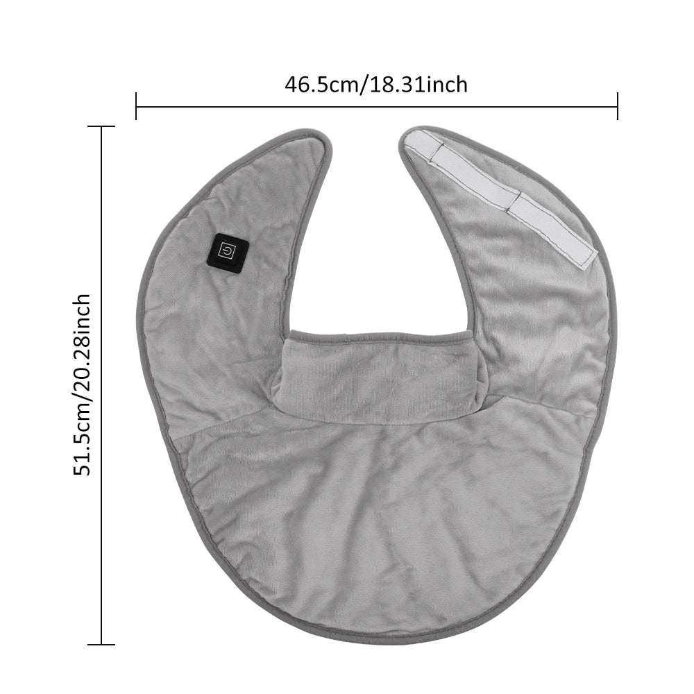 Electric Heating Shoulder Neck Pad USB Heated Back Wrap 3 Heat Level Soft Hot Compress Back Shawl Neck Shoulder Fast Heated Pad - Problems Solved