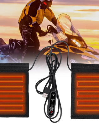 Motorcycle Heated Grips Handlebars Cover 3 Gear Adjustable USB Electric Handlebars Heater Hot Grip Winter Warming Accessories - Problems Solved