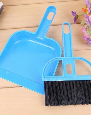 Mini Desktop Sweep Cleaning Brush Small Broom Dustpan Set Shovel Garbage and Sweep The Ingenious Combination Daily Gadgets - Problems Solved