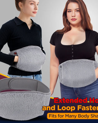 Electric Heating Abdomen Belt with Hand Warmer 3 Temp Levels Waist Warming Pad for Menstrual Relief Winter Health Care for Women - Problems Solved