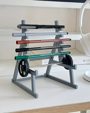 Creative Barbell Pen Holder Fitness Themed Fitness Pen Holder Perfect Gift for Fitness Enthusiasts Weightlifters - Problems Solved