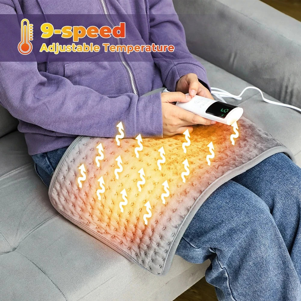 Menstrual Cramps Waist Back Pain Relief Winter Heater 60*30CM Electric Heating Pad Heating Blanket with thermostat Hot Pad for - Problems Solved
