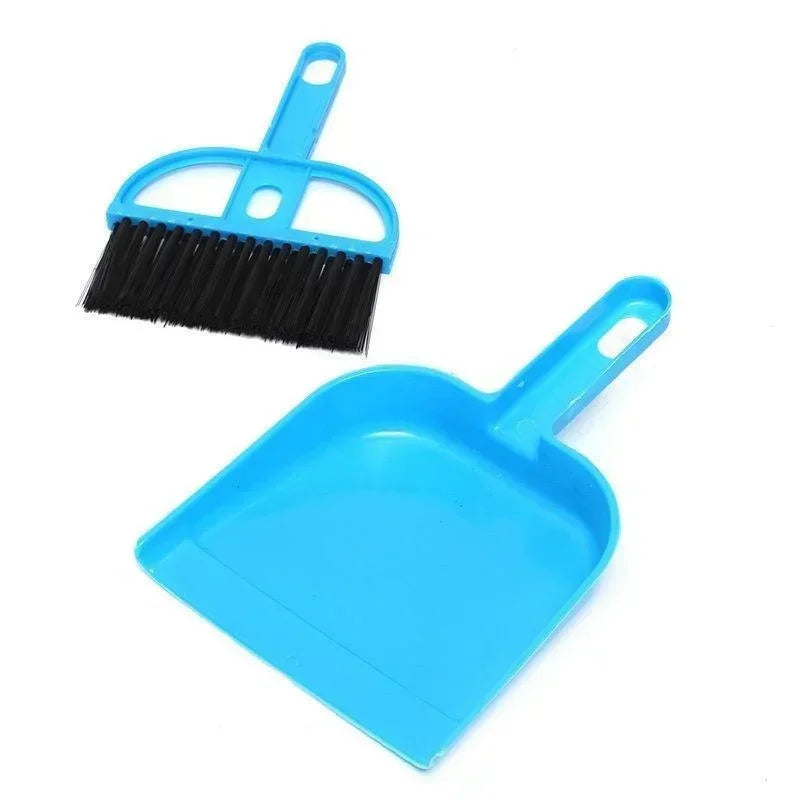 Mini Desktop Sweep Cleaning Brush Small Broom Dustpan Set Shovel Garbage and Sweep The Ingenious Combination Daily Gadgets - Problems Solved