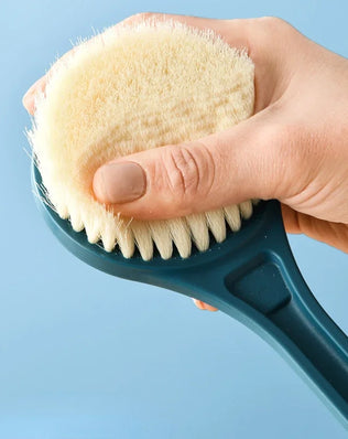 Bathroom Body Brush Kit with Long Handle: Soft-Hair Brush - Problems Solved