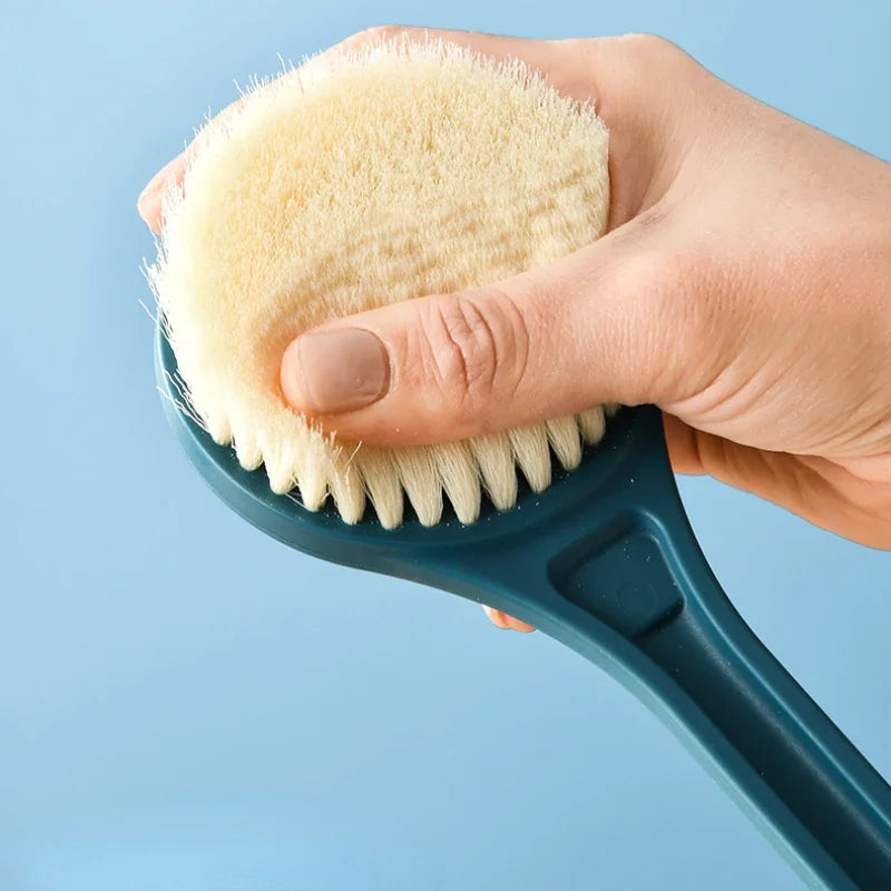Bathroom Body Brush Kit with Long Handle: Soft-Hair Brush - Problems Solved