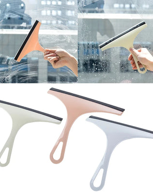 Glass Cleaning Tools Bathroom Mirror Squeegee Car Glass Scraper Cleaning Squeegee Wiper Windshield Silicone  Auto Washing Tool - Problems Solved