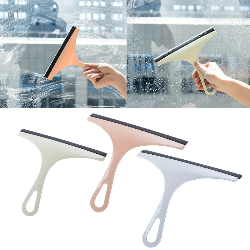 Glass Cleaning Tools Bathroom Mirror Squeegee Car Glass Scraper Cleaning Squeegee Wiper Windshield Silicone  Auto Washing Tool - Problems Solved