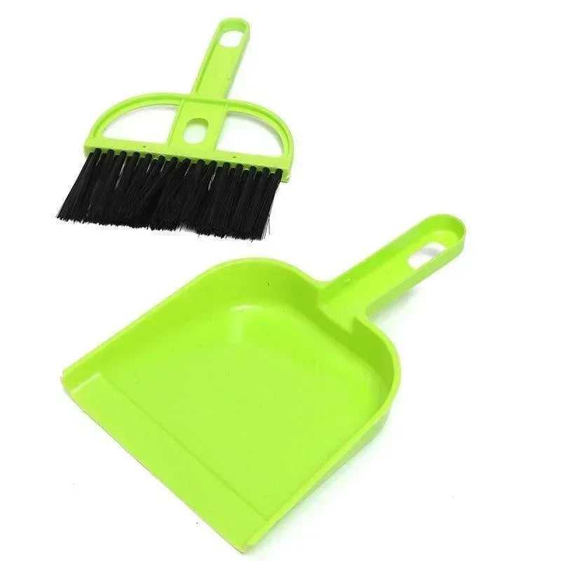 Mini Desktop Sweep Cleaning Brush Small Broom Dustpan Set Shovel Garbage and Sweep The Ingenious Combination Daily Gadgets - Problems Solved