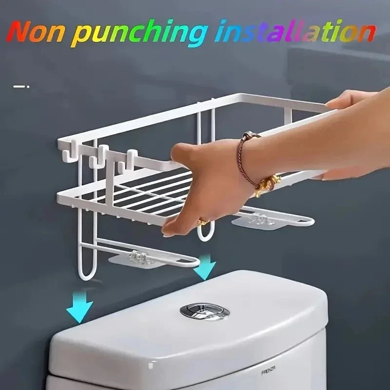 Bathroom Over The Toilet Storage Shelf Bathroom Storage Organizer - Problems Solved