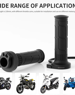 1 Pair 12V 22mm Motorcycle Hand Heated Grips 5-Gear Temperature Adjustable Electric Heating Handle Universal Motorcycle Hot Grip - Problems Solved