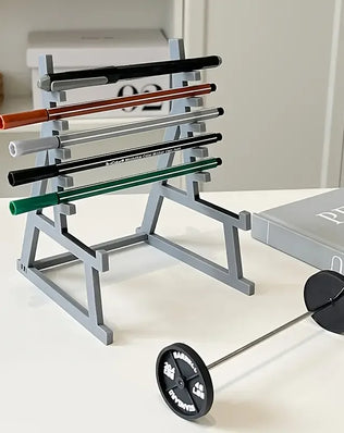 Creative Barbell Pen Holder Fitness Themed Fitness Pen Holder Perfect Gift for Fitness Enthusiasts Weightlifters - Problems Solved