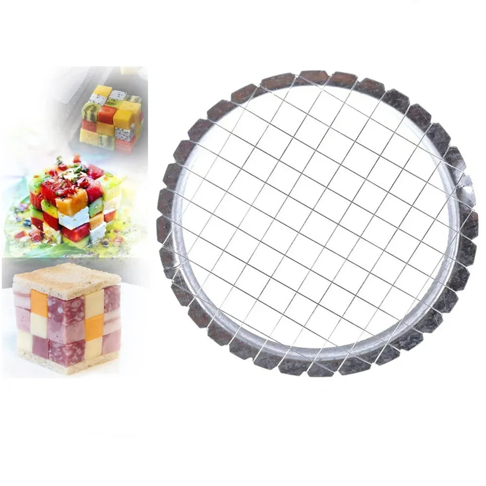 Kitchen Accessories Cutter Grid Vegetable Salad Egg Cuter - Problems Solved