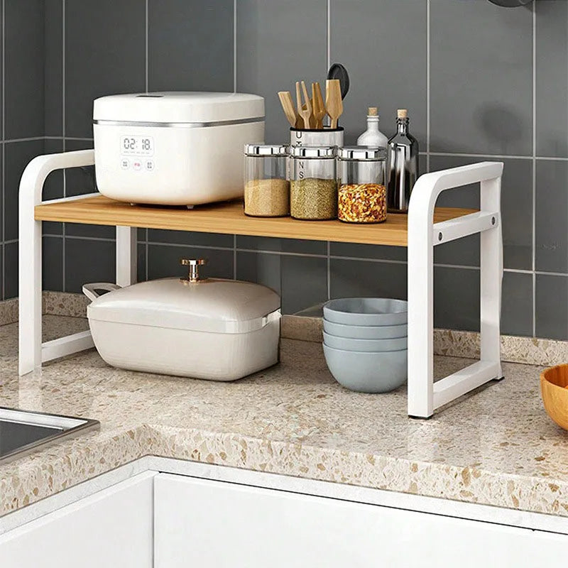 Kitchen Layered Shelves Countertop Cabinets Telescopic - Problems Solved