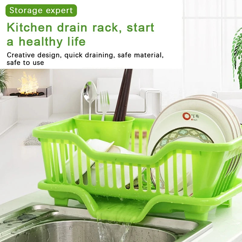 Kitchen Drainage Rack With Drainer Board Countertop Utensils - Problems Solved