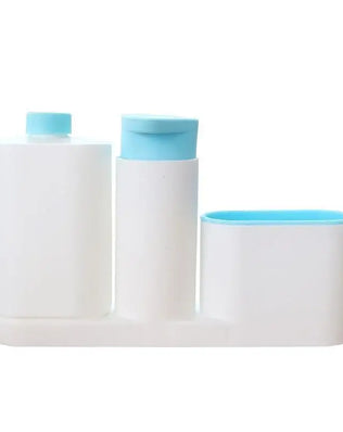 Bathroom Storage Rack For Cleaning Rack Washing Sponge Brush Sink Detergent Soap Dispenser Bottle Kitchen Organizer Gadgets - Problems Solved
