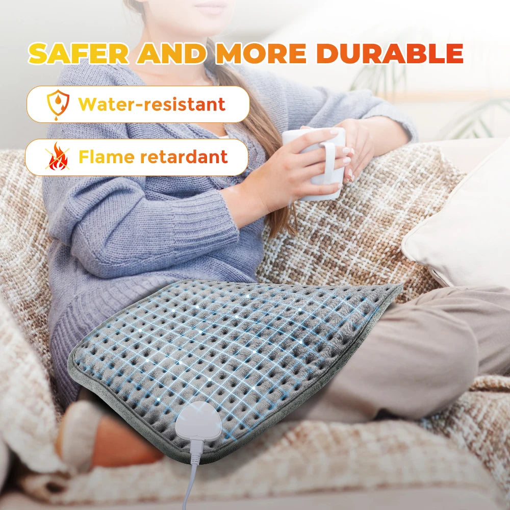Menstrual Cramps Waist Back Pain Relief Winter Heater 60*30CM Electric Heating Pad Heating Blanket with thermostat Hot Pad for - Problems Solved