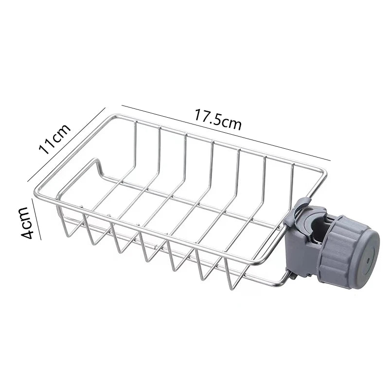 Kitchen Sink Drain Rack Sponge Storage Flexible Faucet Holder Soap Drainer Towel Rack Shelf Organizer Kitchen Accessories - Problems Solved