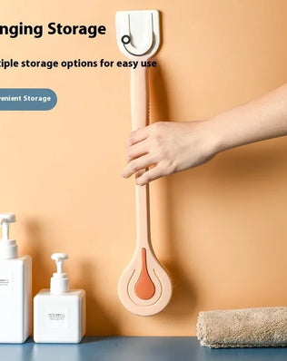 Bathroom Body Brush Kit with Long Handle: Soft-Hair Brush - Problems Solved