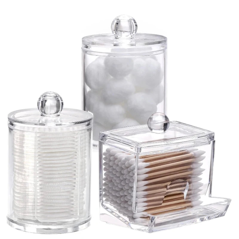 Bathroom Organizer Accessories Set Qtip Holder Storage - Problems Solved