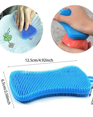 4PCS Kitchen Silicone Sponge Dish Washing Scrubber - Problems Solved