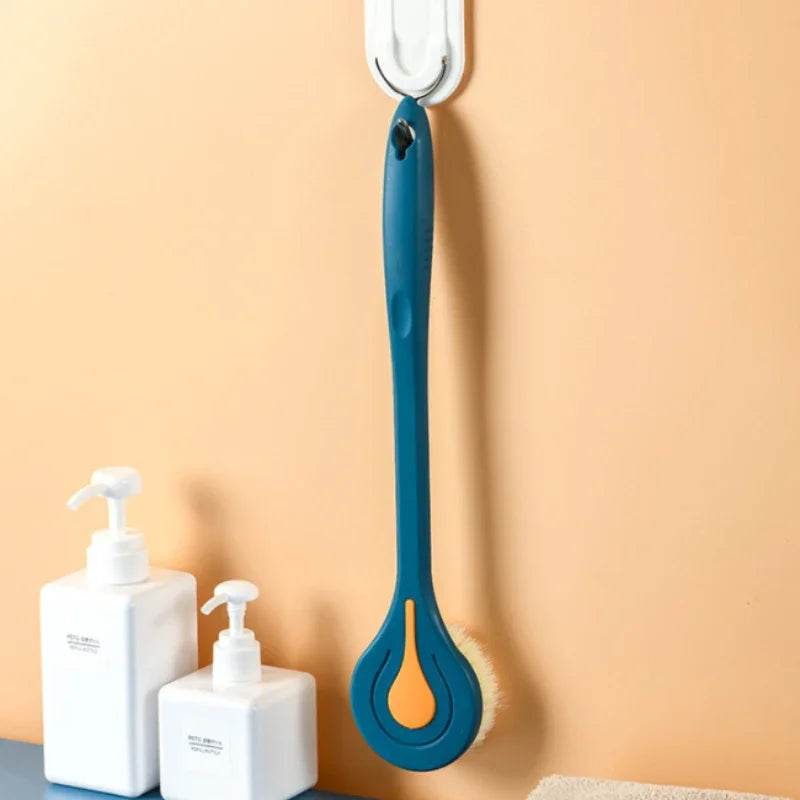 Bathroom Body Brush Kit with Long Handle: Soft-Hair Brush - Problems Solved