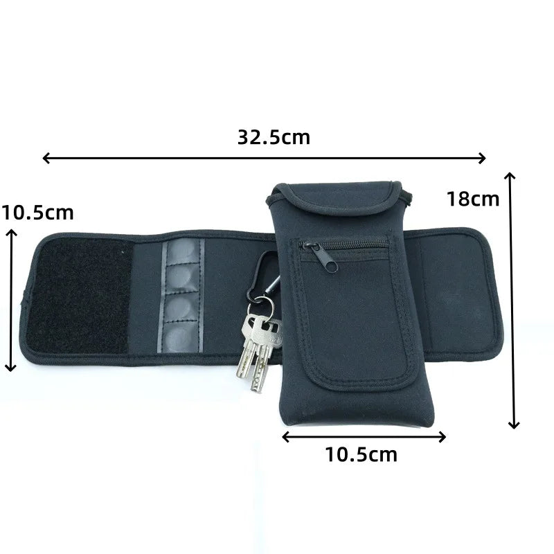 Magnetic Gym Handbag, Portable Key and Phone Holder with Cup Sleeve, Wall-Mounted Fitness Organizer Bag for Workout Essentials - Problems Solved
