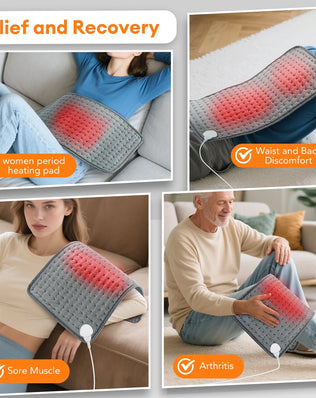 Menstrual Cramps Waist Back Pain Relief Winter Heater 60*30CM Electric Heating Pad Heating Blanket with thermostat Hot Pad for - Problems Solved