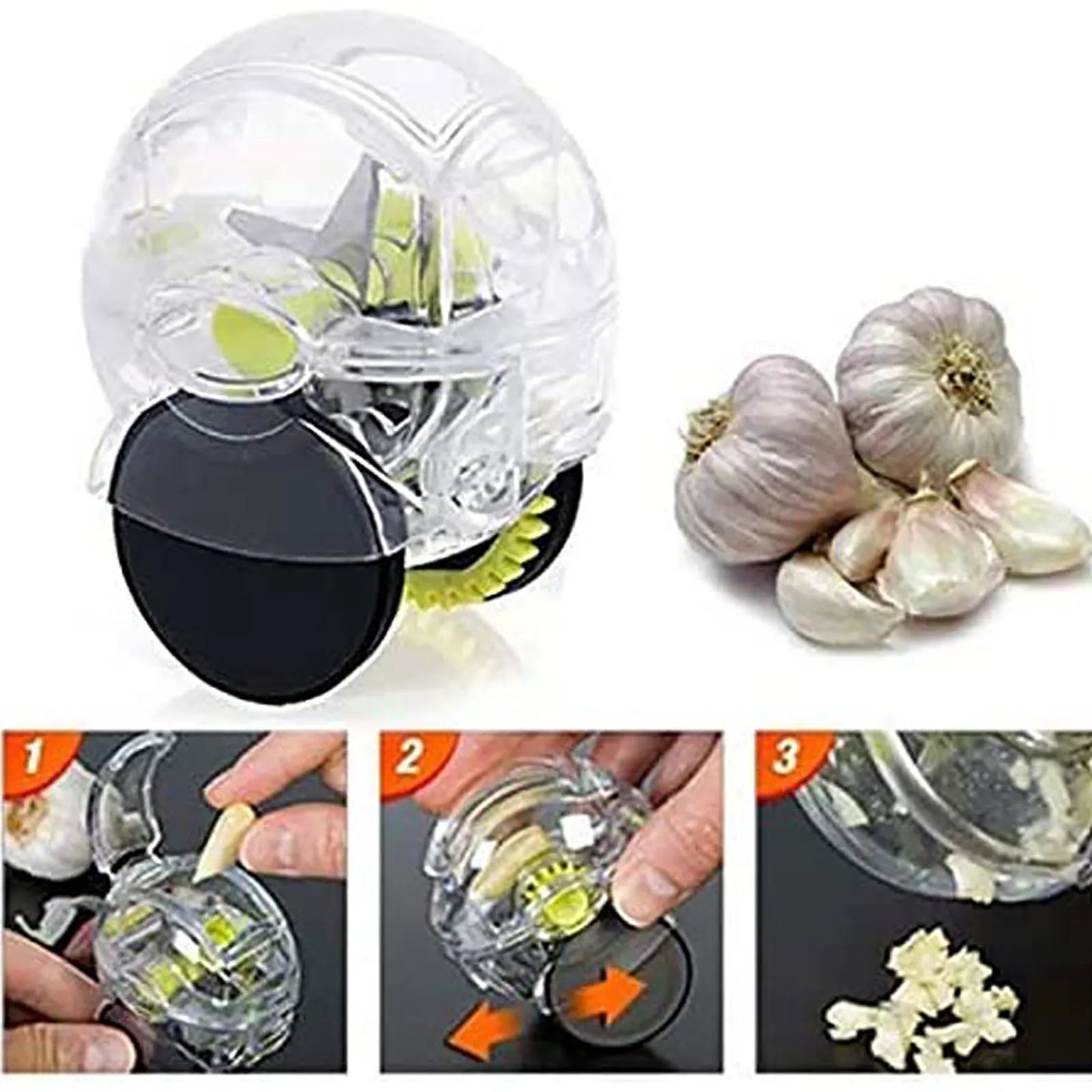 Kitchen Convenient Multi-function Small Tools Roller Garlic Chopper Manual Quick Ginger Masher Kitchen Practical Gadgets - Problems Solved