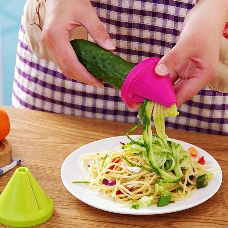 Kitchen Rotating ShredderSpiral Peeler Manual Vegetable Slicer - Problems Solved